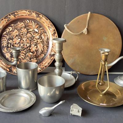 Assortment of Pewter & More