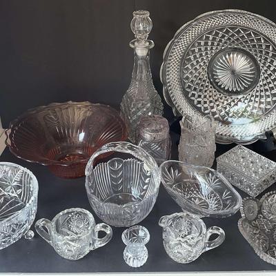 Ornate Cut Crystal & Glass