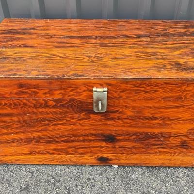 Vintage Wooden Storage Chest