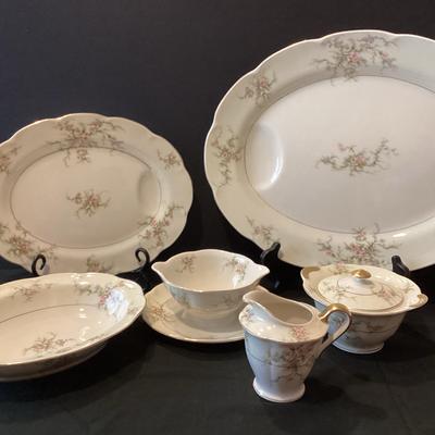 Theodore Haviland “Rosalinde” China Serving Plates