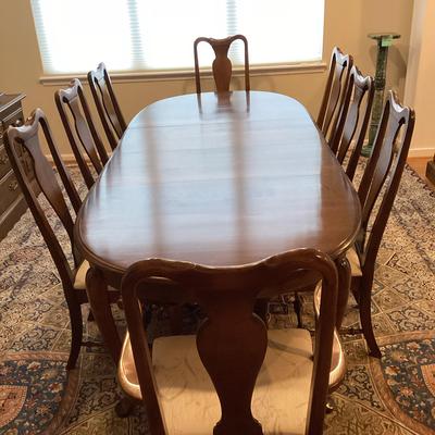 Mason’s Furniture Wonderland Ethan Allen Dining Table And Chairs