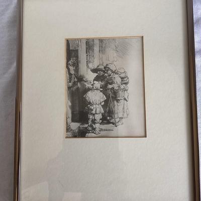 Rembrandt Print In Frame