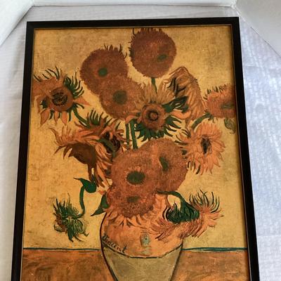 Orange Flower Print by Vincent Van Gogh