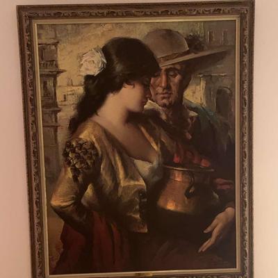 Framed “La Coqueta” Print