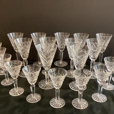Waterford, Crystal Port And Cordial Glasses (23)