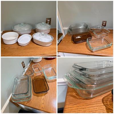 Corning Ware And Pyrex Large Lot