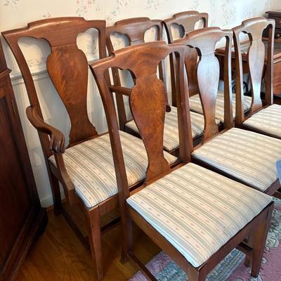 Six Vintage Dining Chairs