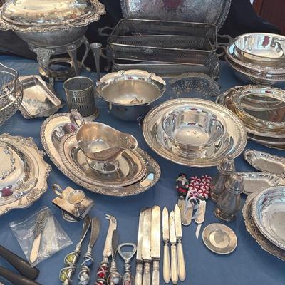 Assorted Silver Plate Serving Ware
