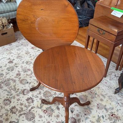 Two Vintage Candle Tables 