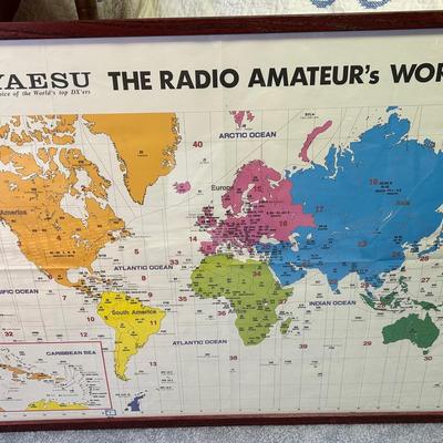 Yaesu Radio Amateur’s World Map