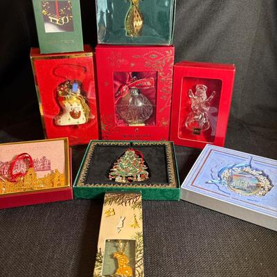 Waterford, White House, Lenox, Va Metal Crafters Ornaments 