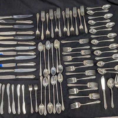 74 Pieces Reed & Barton Sterling Flatware...Dancing Flowers