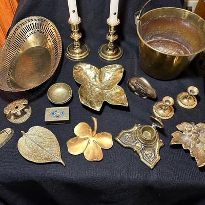 Brass Candleholders And Decor - VA Metalcrafters, Baldwin, Vintage And More 