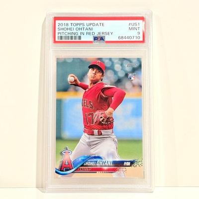 2018 Topps Update Shohei Ohtani Rookie #US1 PSA 9 Mint