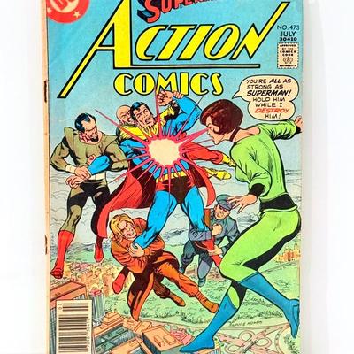 1977 Action Comics #473 – Superman Battles Super-Foes!