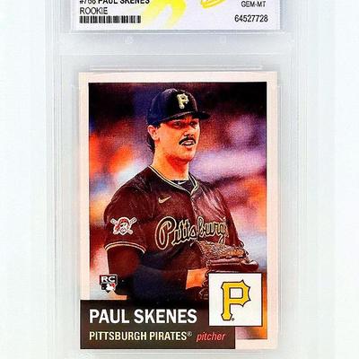 2024 Topps MLB Living Set #768 – Paul Skenes Rookie | WCG 10 GEM-MT