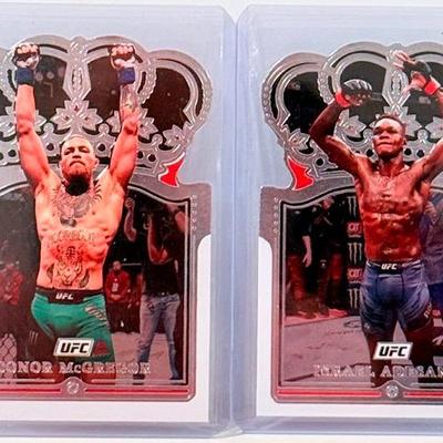 2022 Panini Chronicles UFC Crown Royale Conor McGregor & Israel Adesanya