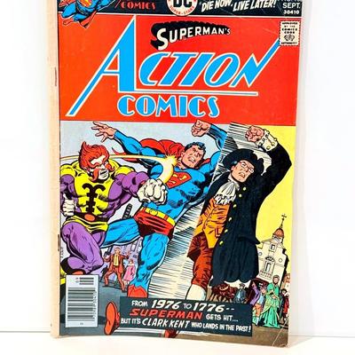 1976 DC Action Comics #463 – Superman Time Travel Issue!