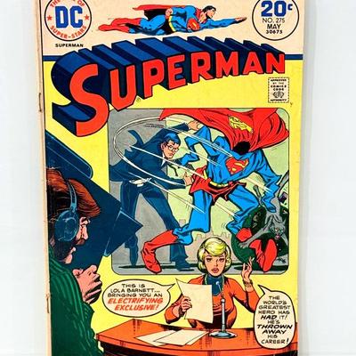 1974 Superman #275 – Electrifying Newsstand Drama!
