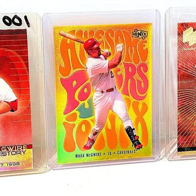 Mark McGwire Insert Lot – 3-Card Cardinals Power Pack