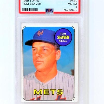 1969 Topps Tom Seaver #480 PSA 4 VG-EX 