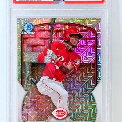 2023 Bowman Mega Box Elly De La Cruz Chrome PSA 8 