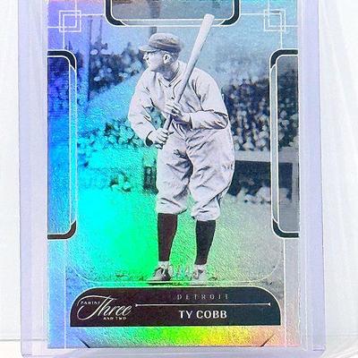 2024 Panini Three & Two Ty Cobb #/49 - Detroit Tigers Halo
