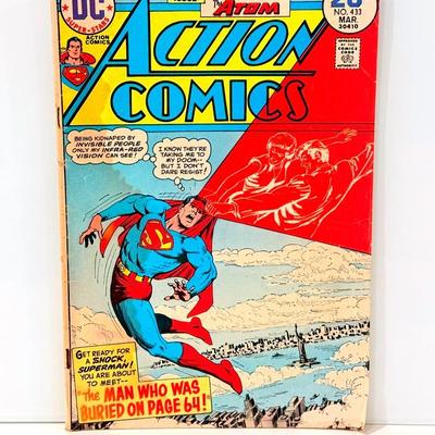 Action Comics #433 (March 1974) – “The Man Who Was Buried on Page 64!”