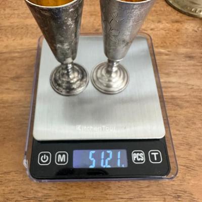 Russian / Armenia shot glasses ( Russian silver ) 