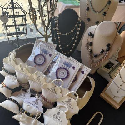 Hand Made Natural Stone Necklaces & Bracelets  