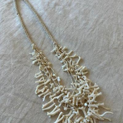 Handmade coral necklace 