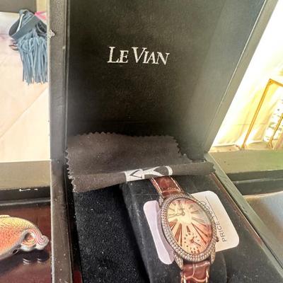 Woman’s Le Vian watch 
( needs battery ) 