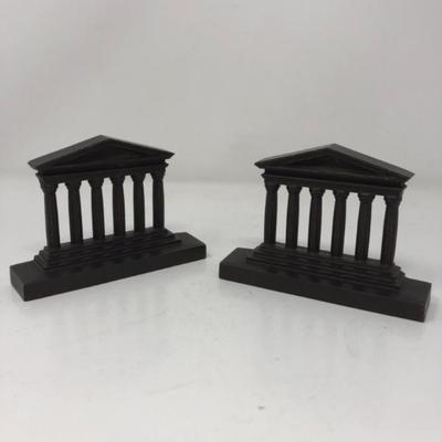 9 antiquebradley hubbardpantheoncastironbookends