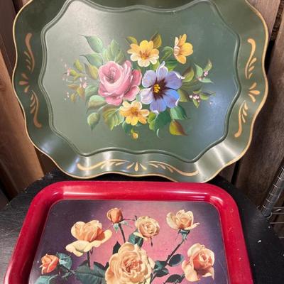 51 charmingretromidcenturyfloraltintrays