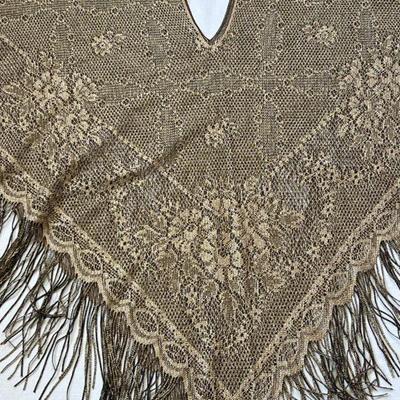 99 westendgoldmetallicandblackthreadlaceshawl