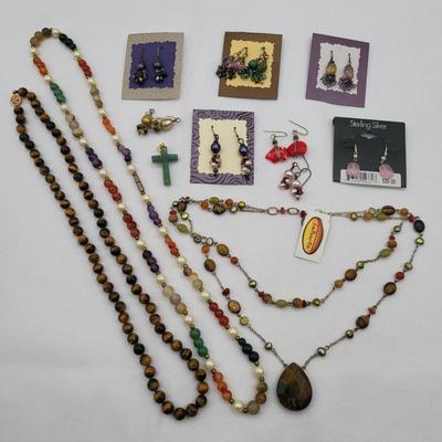 26 jewelryvarietygenuinestones sterlingsilveraccents