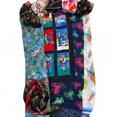 97 festiveholidayprintscarves parrotprintshawltalbots