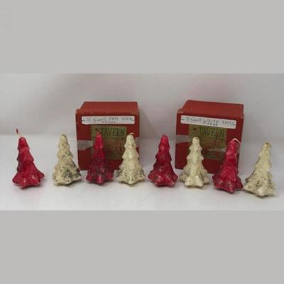 48 twoboxessmallvintagetavernnoveltychristmastreecandles