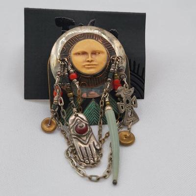 86 tabradesignssterlingsilverhandcraftedtalismanpendant