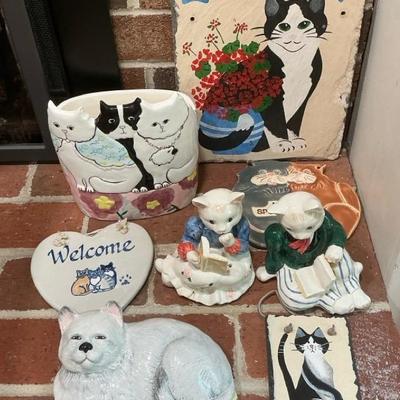 Cat Signs & Decor incl. Fitz & Floyd