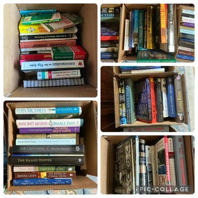 Assorted Mostly Modern Hardcover Books