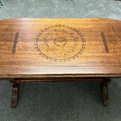 Nautical Compass Coffee Table 