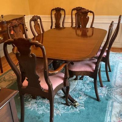 Councill Craftsman Table With 8 Chairs A Leaves 