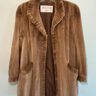 Mano Swartz Sheared Mink Stroller Coat