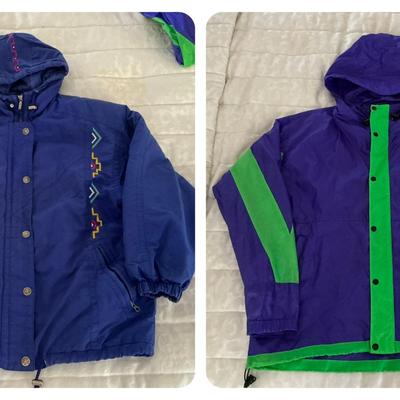 Vintage 90s North Face Windbreaker & Karlin Southwestern Coat