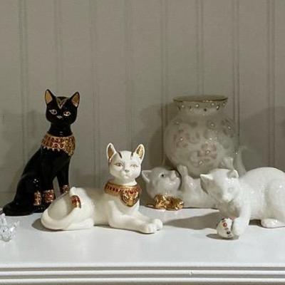 Lenox & More Porcelain Cats