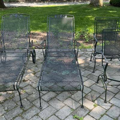 Outdoor Metal Loungers & Chairs 
