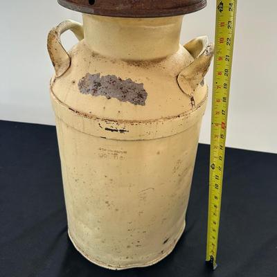 Antique Cast Iron Tall Milk Jug