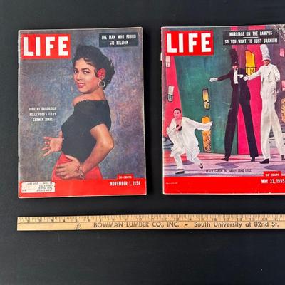 Vintage Life Magazine Collection (1954–1965) – Includes Jackie Kennedy & Oswald Issues