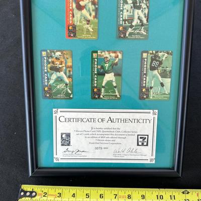 Framed Football Cards